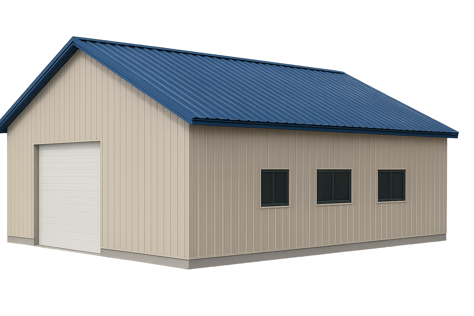 Wall and roof – Ocean Blue