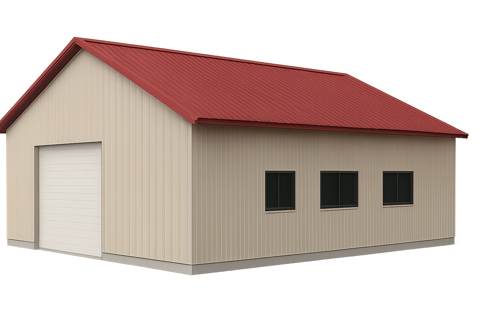 Wall and roof – Brick Red