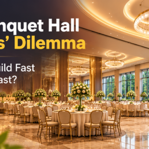 The Banquet Hall Owner’s Dilemma – Build Big, Build Fast, or Build to Last?
